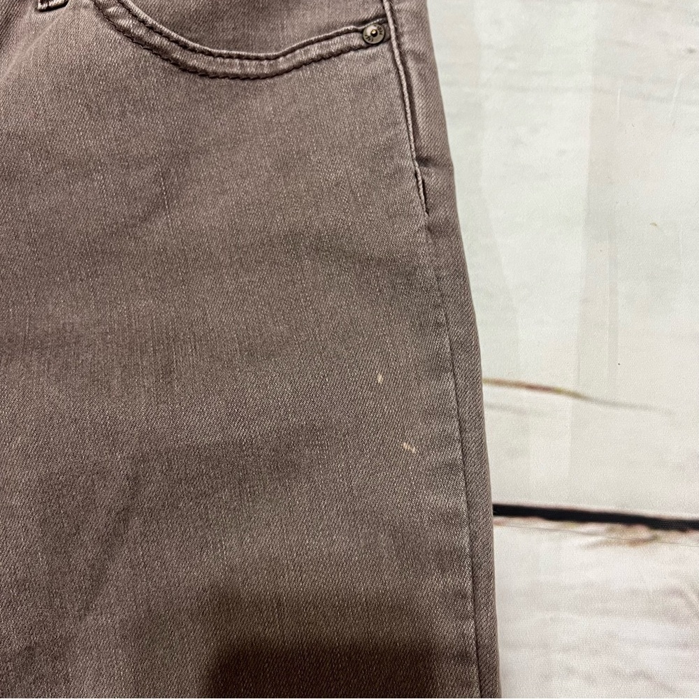 FREE PEOPLE women’s skinny ankle jeans in brown mid rise size 25 euc - Picture 13 of 16